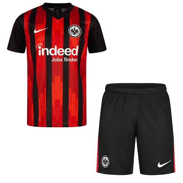 Maillot Football Eintracht Frankfurt Domicile Enfant 2020-21 Noir Rouge